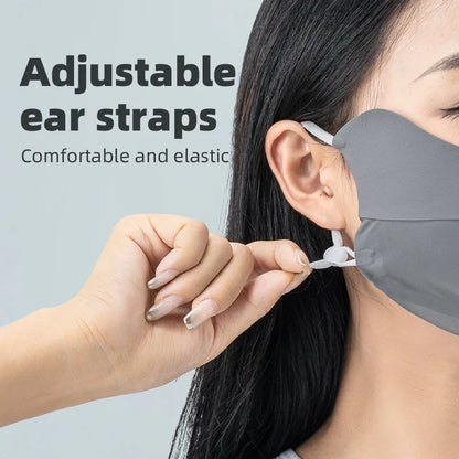 UV Protection Cool Face Mask – Breathable, Eye Coverage, Adjustable & Reusable
