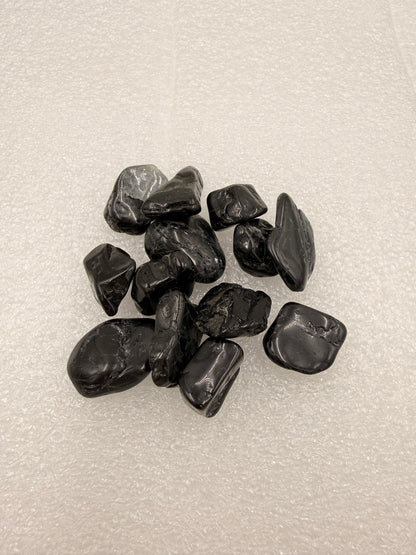 Black Tourmaline Tumbled Pocket Stone