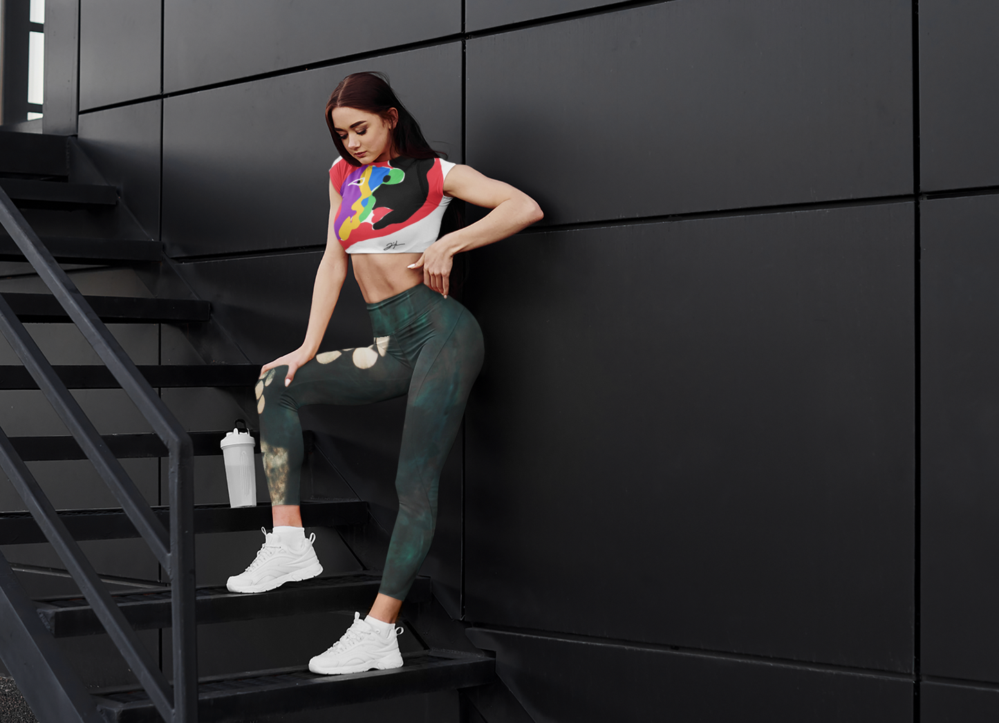 Rain Drop Yoga Leggings