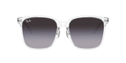 Ray-Ban 0RB2206D Blue Gradient Square Sunglasses 57mm
