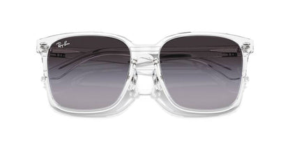 Ray-Ban 0RB2206D Blue Gradient Square Sunglasses 57mm