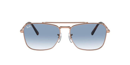 Ray-Ban 0RB3636 92023F55 Men's Blue Lens Metal Sunglasses 55mm