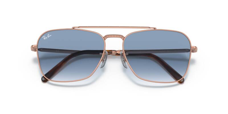Ray-Ban 0RB3636 92023F55 Men's Blue Lens Metal Sunglasses 55mm
