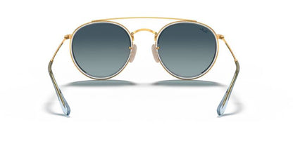 Ray-Ban 0RB3647N Round Double Bridge Sunglasses 51mm