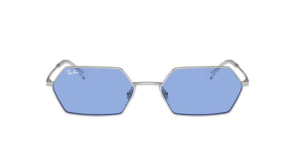 Ray-Ban 0RB3728 003/8055 Metal Frame Blue Lens Sunglasses 55mm