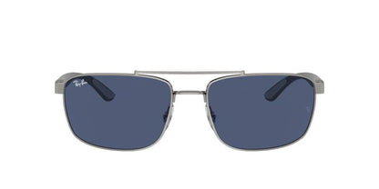 Ray-Ban 0RB3737 004/8060 Metal Square Men's Sunglasses 60mm