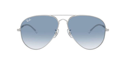 Ray-Ban 0RB3825 003/3F58 Metal Frame Blue Lens Sunglasses 58mm