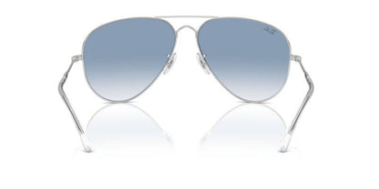 Ray-Ban 0RB3825 003/3F58 Metal Frame Blue Lens Sunglasses 58mm