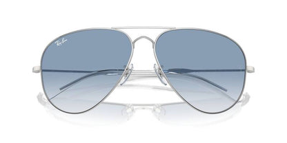 Ray-Ban 0RB3825 003/3F58 Metal Frame Blue Lens Sunglasses 58mm
