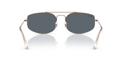 Ray-Ban 0RB3845 9035R560 Men's Metal Sunglasses Blue Lens 60mm