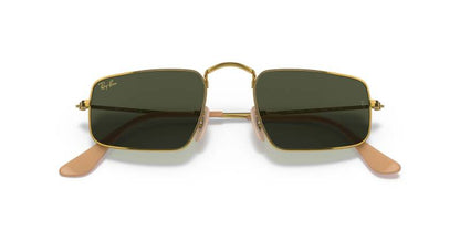 Ray-Ban 0RB3957 Metal Square Sunglasses Green Lenses 49mm