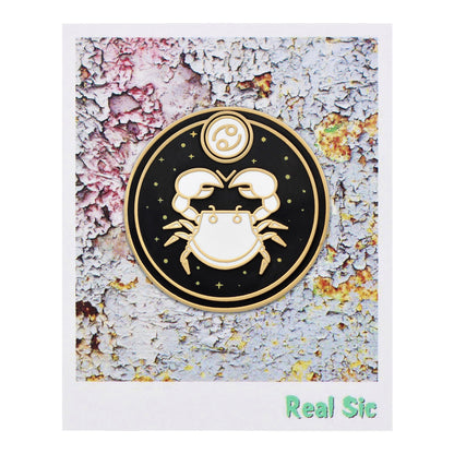 Astrological Zodiac Sign Pin - Star Sign / Astrology Enamel Pins for Birth Sign / Birthday Gift