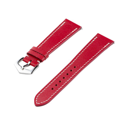 Red Grand Cavalier Cuir Watch Strap