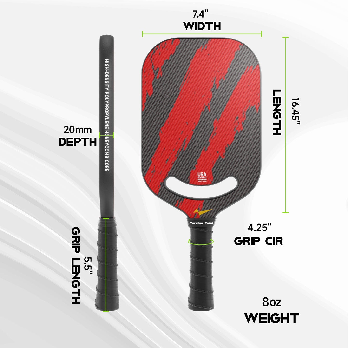 Ascent Power Red in 13mm and 16mm for more control