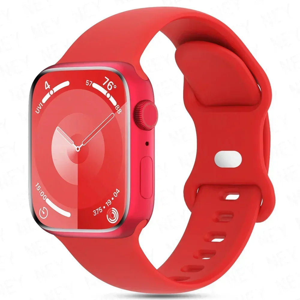 Silicone Apple Watch Band Series 11/10/9/8/7/6/5/4/ SE / Ultra 1/2/3