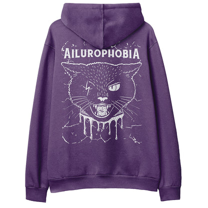 Ailurophobia Premium Cat Hoodie