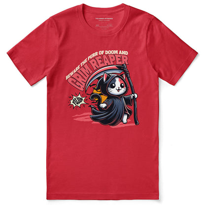 Grim Reaper Cat T-Shirt