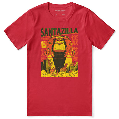 Santazilla Christmas T-Shirt
