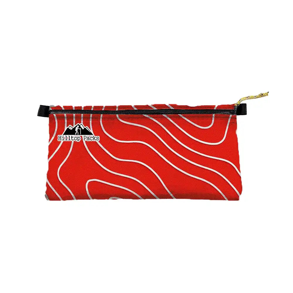Zipper Pouches TOPO Patterns Ultralight D50T fabric