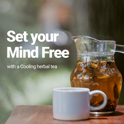 Akshit Natural Anti Stress Tea, (80 Tea Bags), Blended With Calendula | Marigold Tea, Tulsi, Butterfly Pea Flowers, Lemongrass, Relaxing & Calming Tea, No Caffeine.
