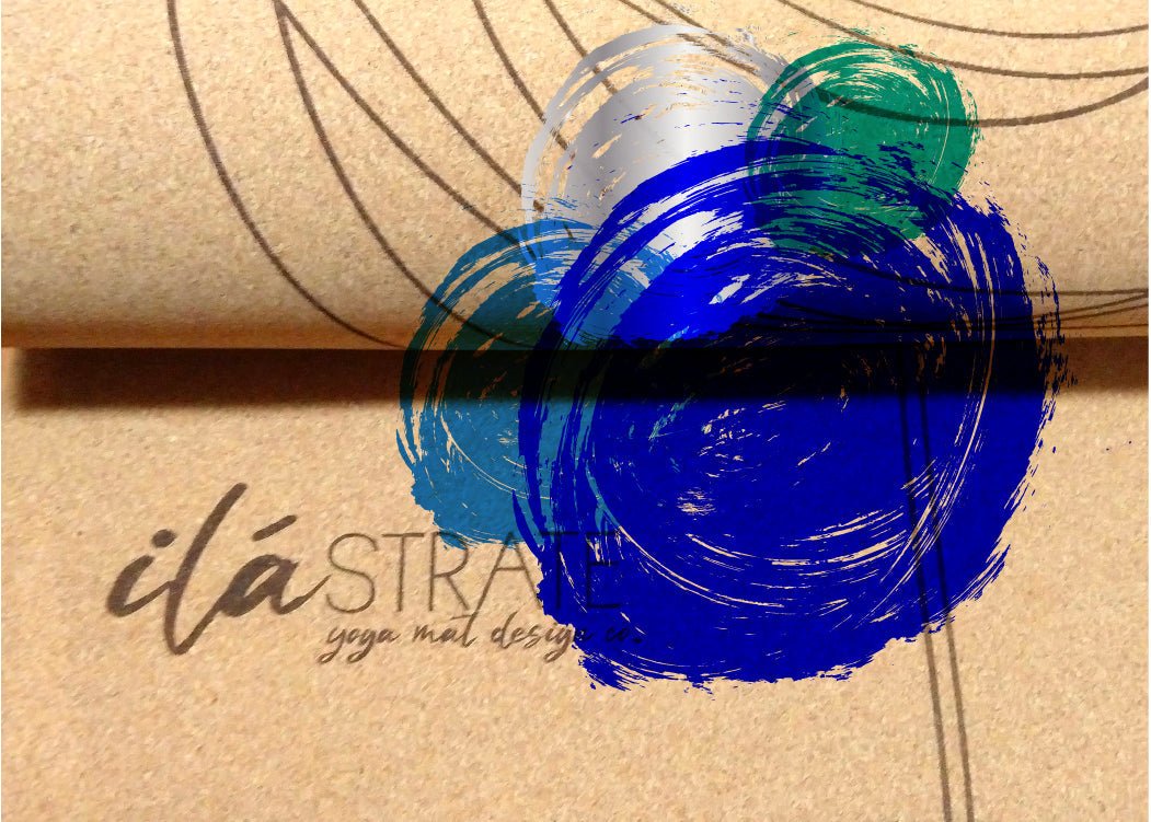 Release WANDERER Hand Painted Cork Yoga mat