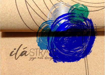 Release WANDERER Hand Painted Cork Yoga mat