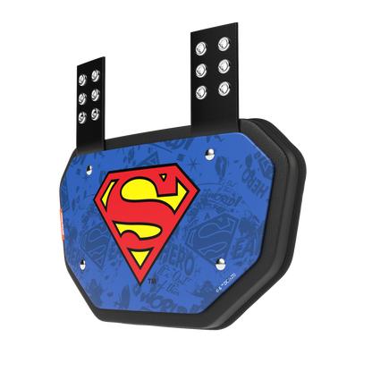 Phenom Elite Football Back Plate - Superman