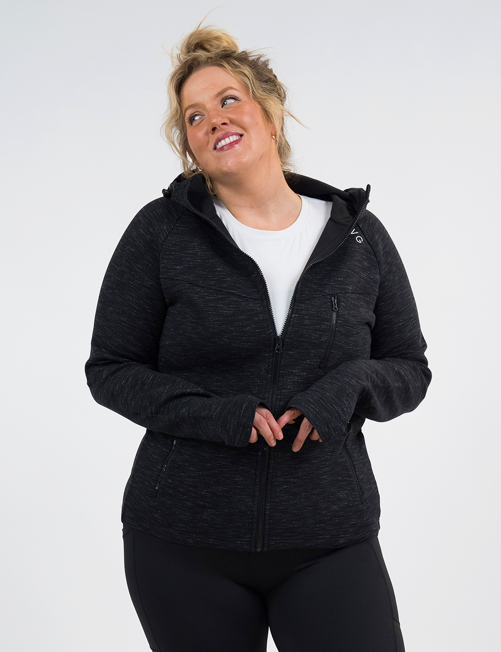 Rest Day Zip Up Sweatshirt | Charcoal