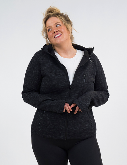 Rest Day Zip Up Sweatshirt | Charcoal
