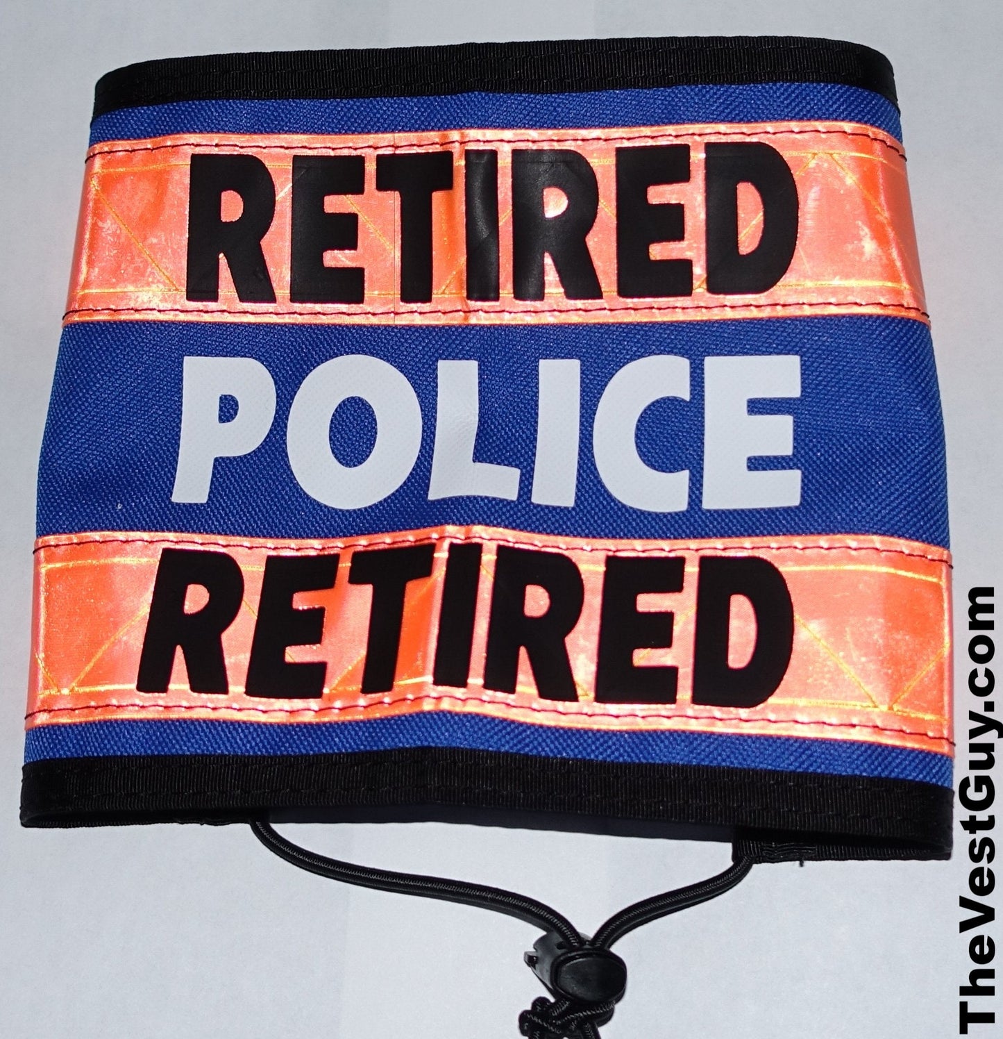 RETIRED POLICE armband with reflective