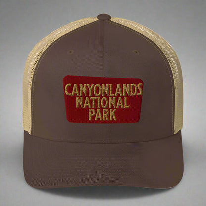 Canyonlands National Park Sign Embroidered Trucker Hat