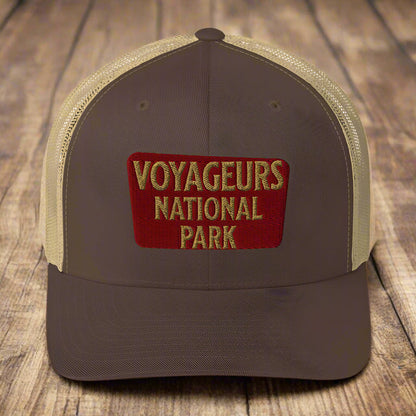 Voyageurs National Park Sign Embroidered Trucker Hat