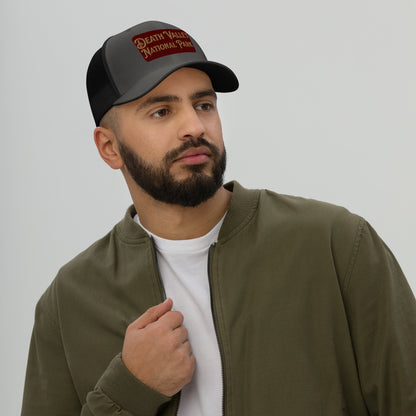 Death Valley National Park Sign Embroidered Trucker Cap
