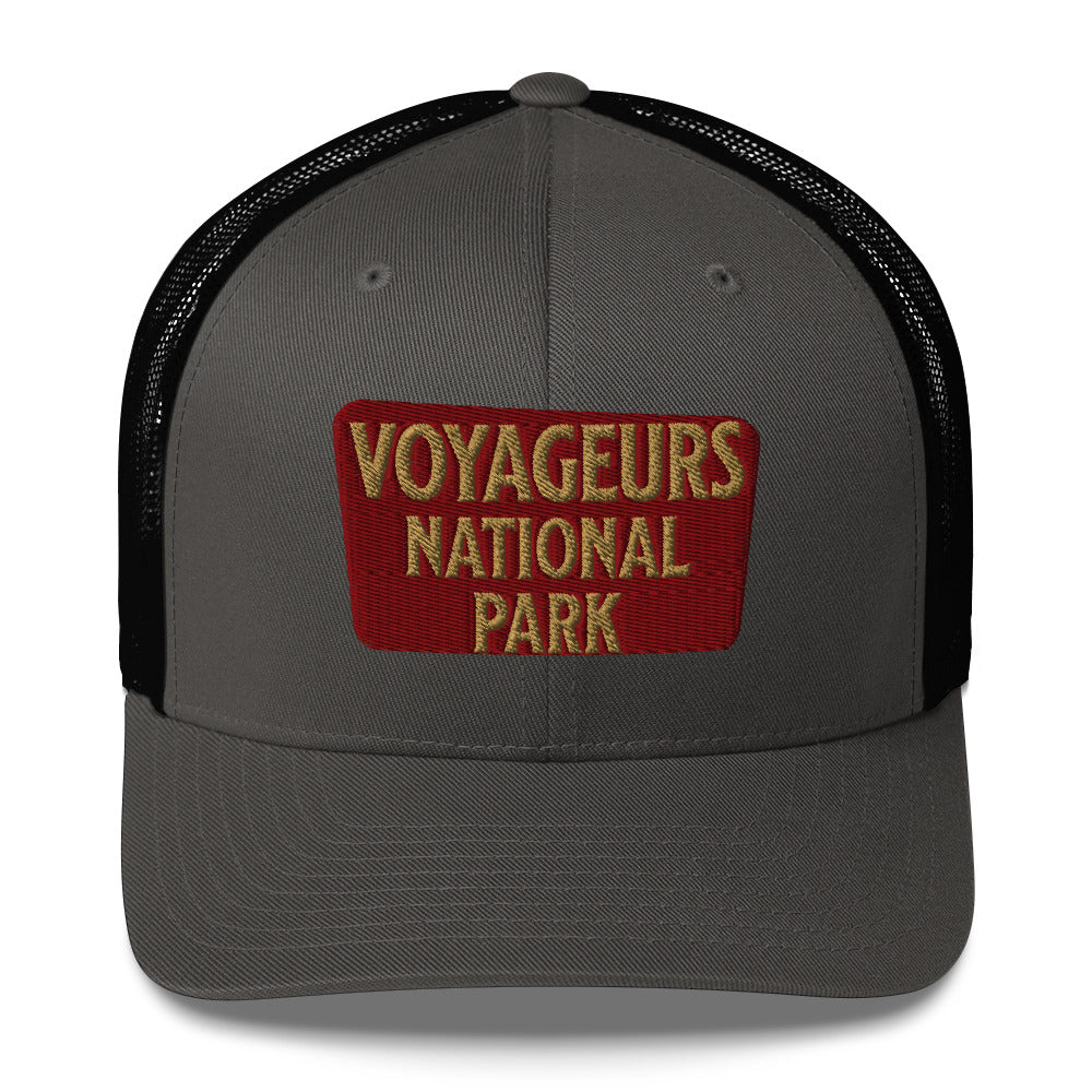 Voyageurs National Park Sign Embroidered Trucker Hat