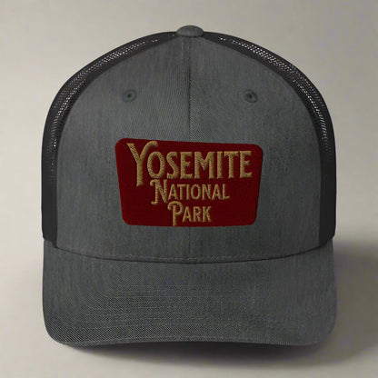 Yosemite Embroidered National Park Sign Trucker Hat