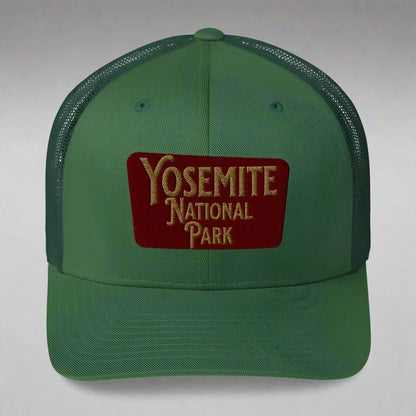Yosemite Embroidered National Park Sign Trucker Hat