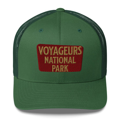 Voyageurs National Park Sign Embroidered Trucker Hat