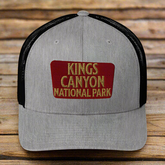 Kings Canyon National Park Embroidered Trucker Hat