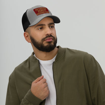Petrified Forest National Park Sign Embroidered Trucker Hat