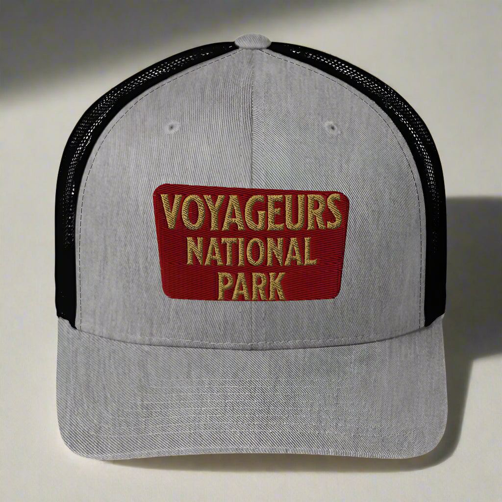 Voyageurs National Park Sign Embroidered Trucker Hat