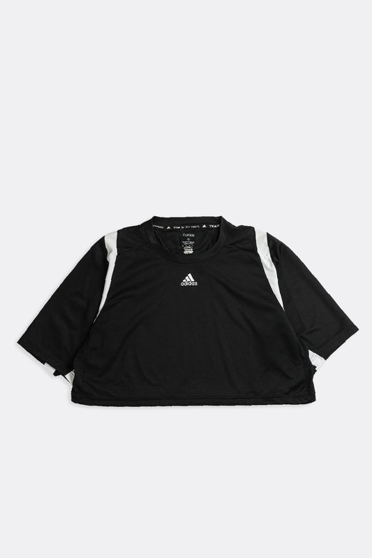 Rework Adidas Crop Athletic Tee - XL