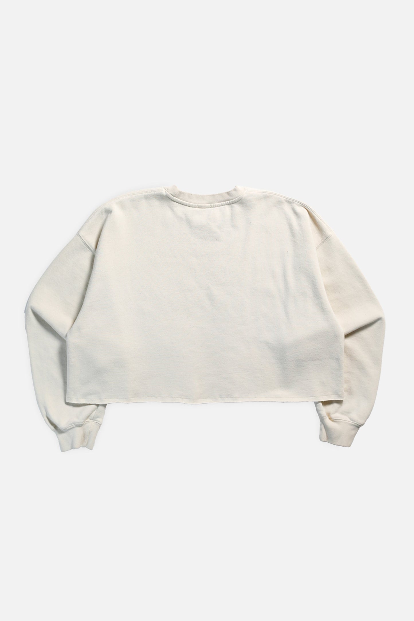 Rework New York Raw Crop Sweatshirt - XXL