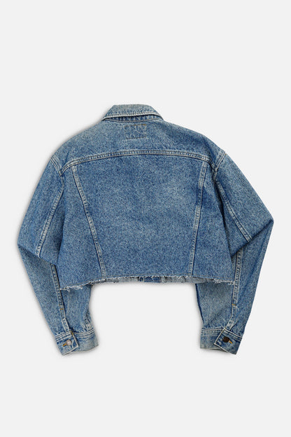 Rework Vintage Lee Crop Denim Jacket - L
