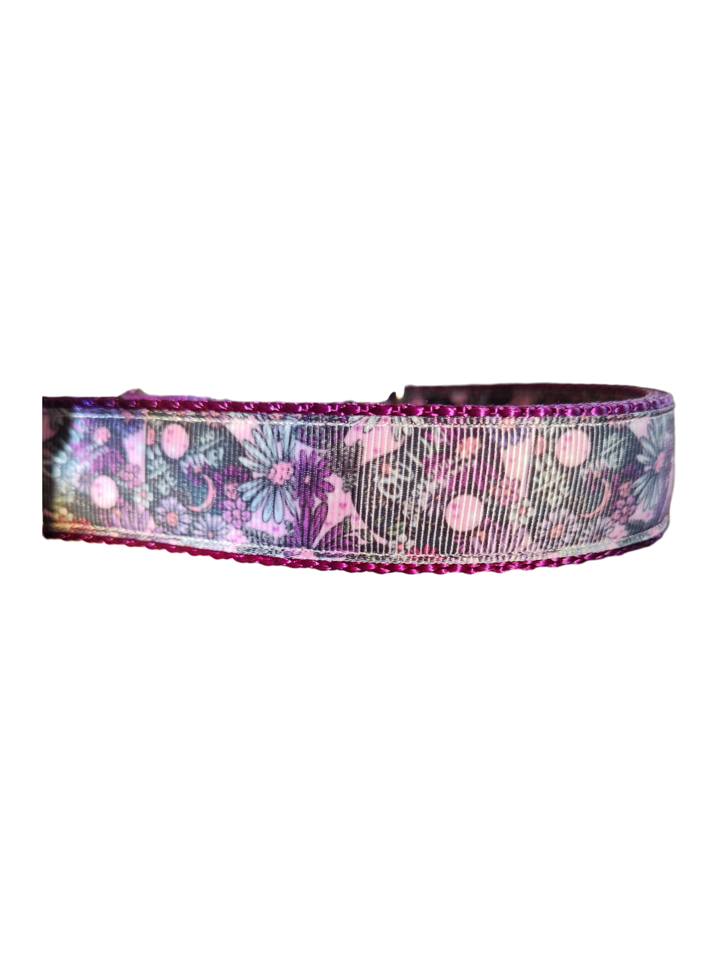 Ouija Floral Nylon Dog Collar, Leash