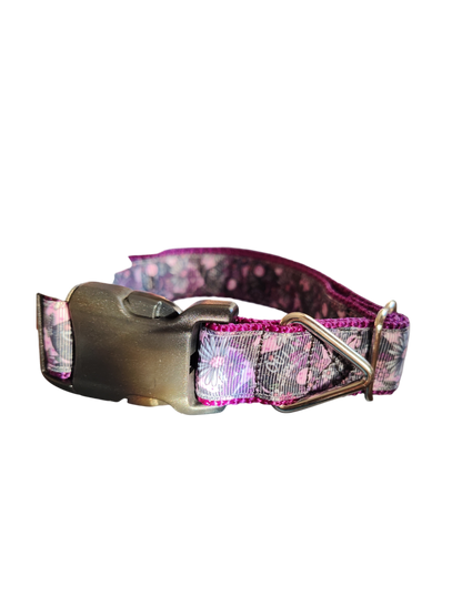 Ouija Floral Nylon Dog Collar, Leash