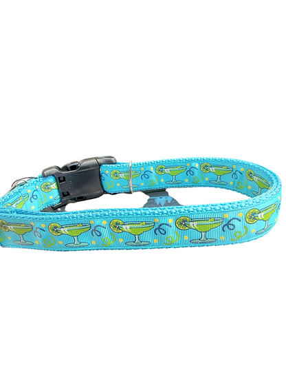 Lime Margarita Nylon Dog Collar