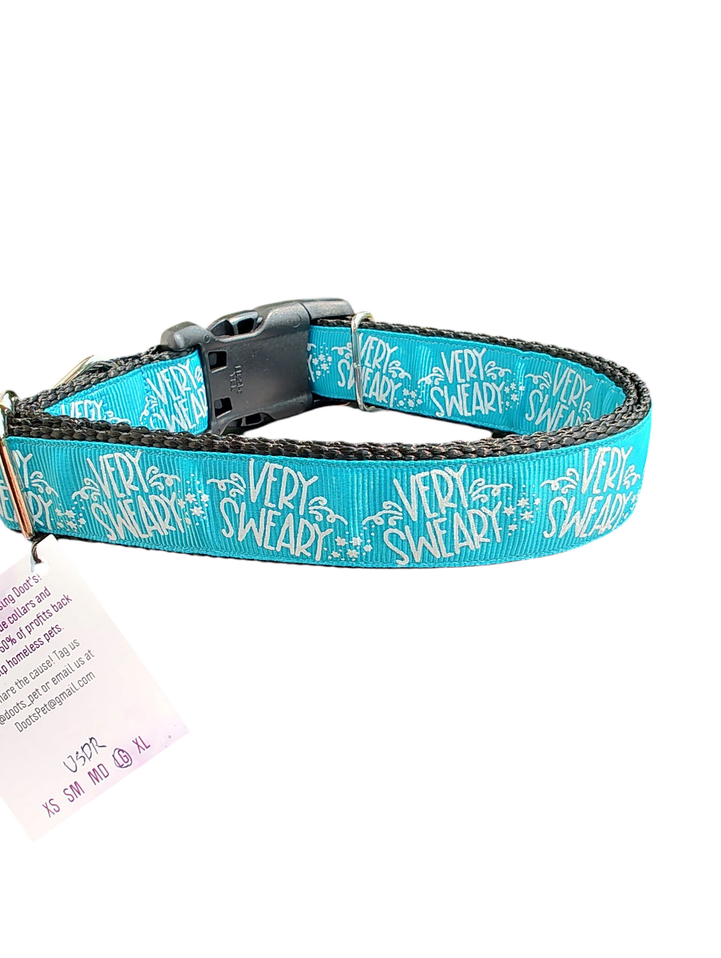 Very Sweary Nylon Dog Collar