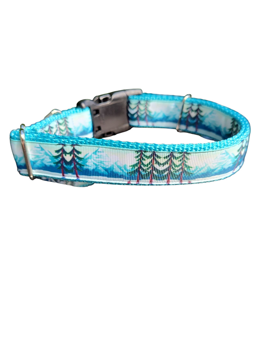Mountain Pines Nylon Dog Collar
