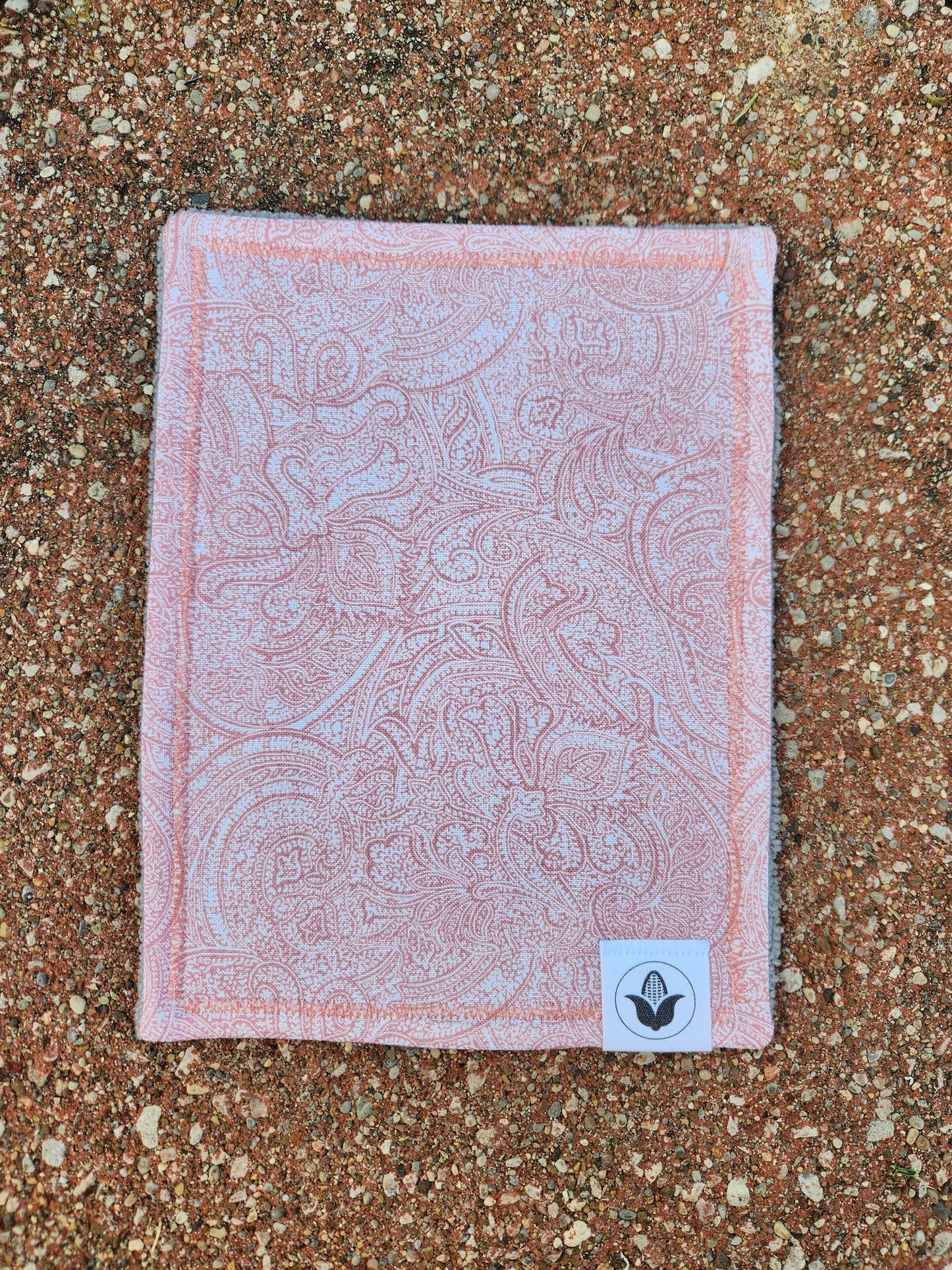 Peachy Paisley Handkerchief