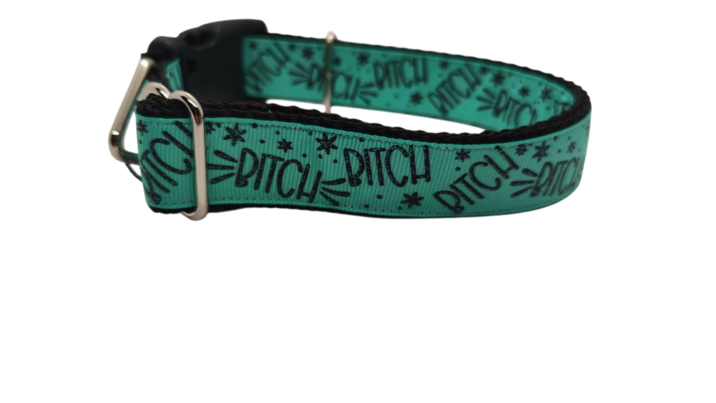 Bitch Tropic Nylon Dog Collar